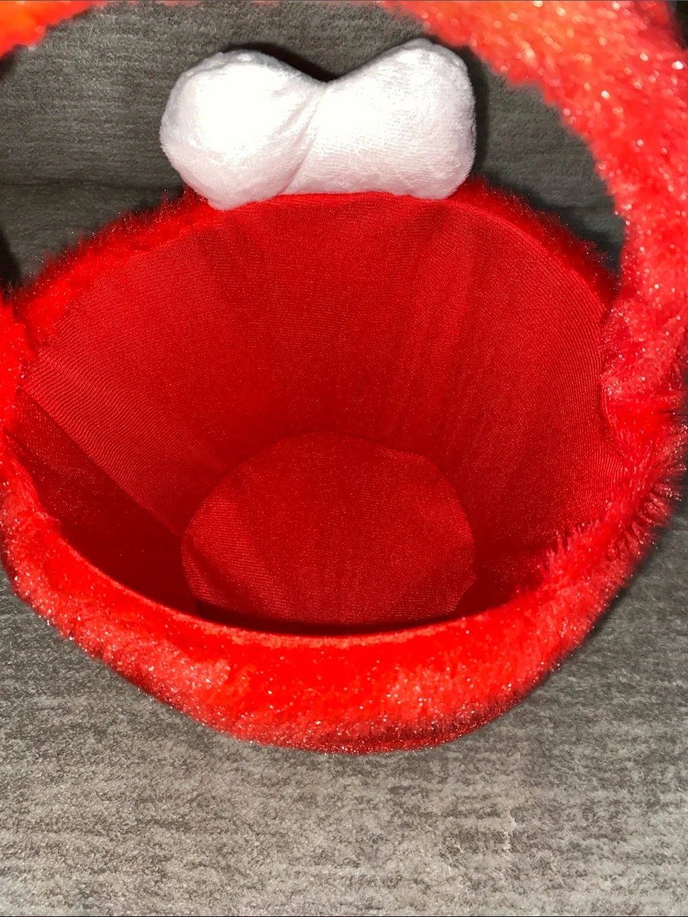 Plush Elmo & Cookie Monster Character Baskets - Blue and Red Easter,Halloweenetc